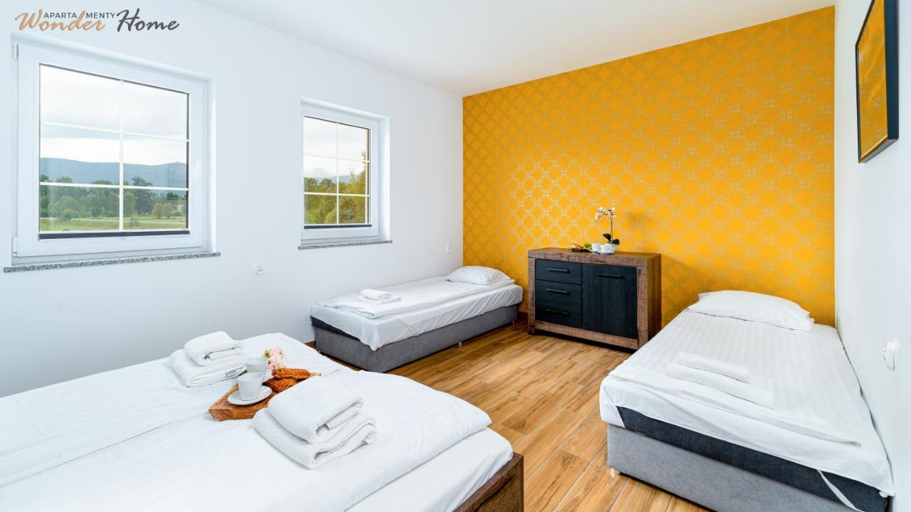 Wonder Home - Apartamenty Halo Karkonosze Z Ogrodem, Sezonowym Basenem, Placem Zabaw I Widokiem Na Sniezke - Zlokalizowane Blisko Karpacza Mysłakowice 外观 照片