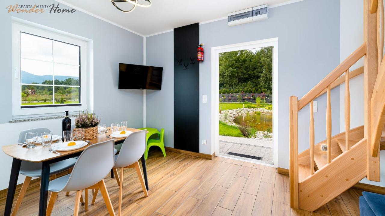 Wonder Home - Apartamenty Halo Karkonosze Z Ogrodem, Sezonowym Basenem, Placem Zabaw I Widokiem Na Sniezke - Zlokalizowane Blisko Karpacza Mysłakowice 外观 照片